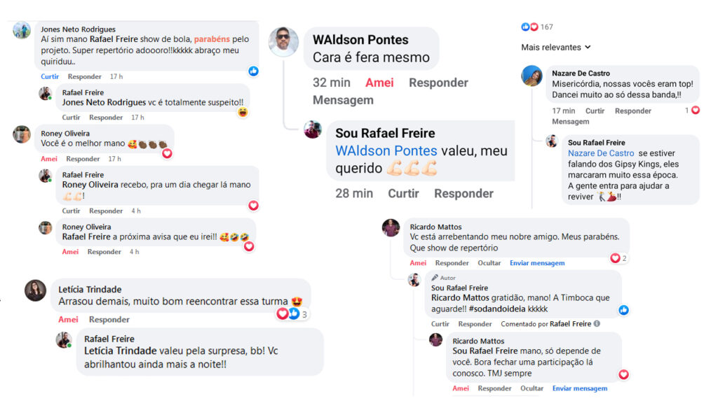 Neto, Roney, Letícia, Waldson, Ricardo, Nazaré